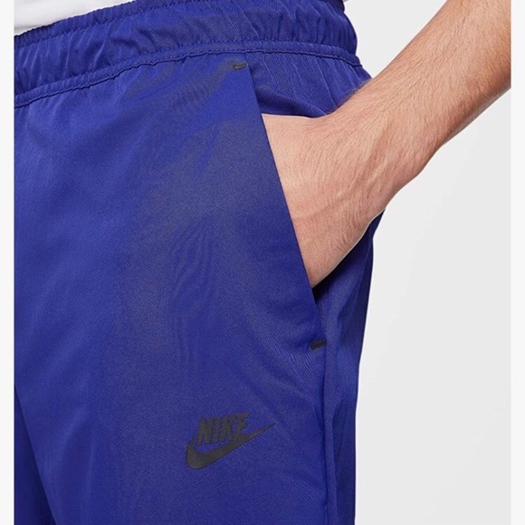 Nike Men's Sportswear Woven Joggers Pants size medium royal blue sweatpants - Picture 9 of 10